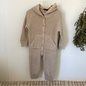 Jamie Kay teddy play suit Wheat Marle color 3T